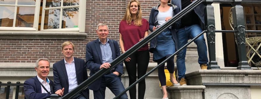 LeanLanding in Amsterdam Treppe Team