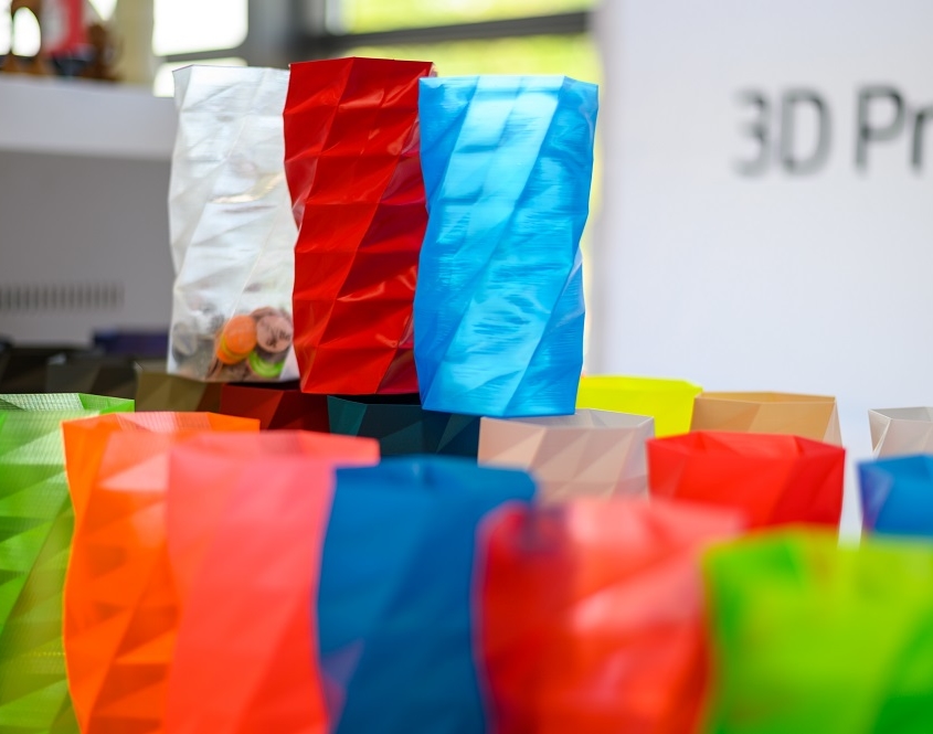 Exponate zum Kunststoff 3D-Druck